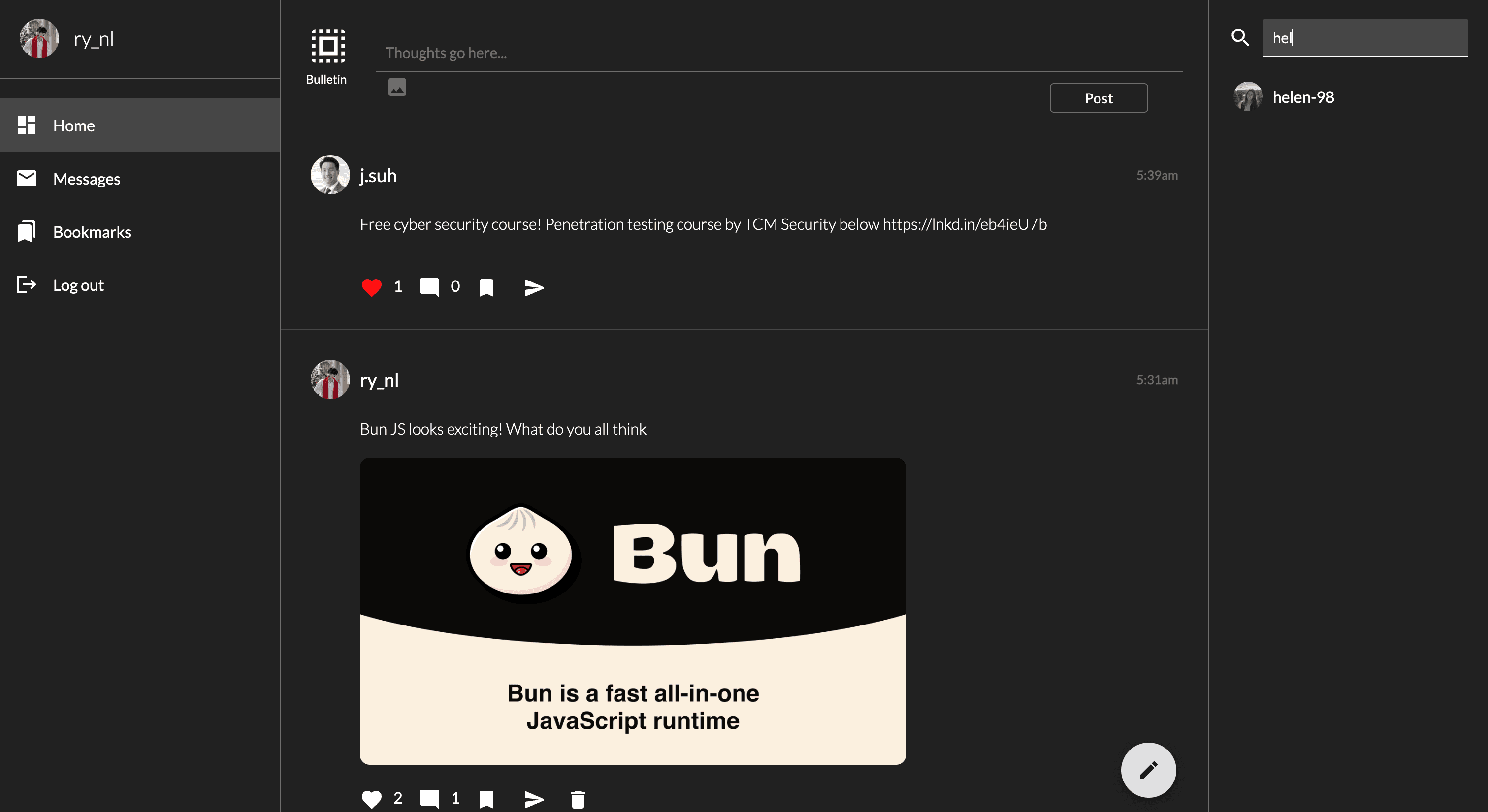 social website